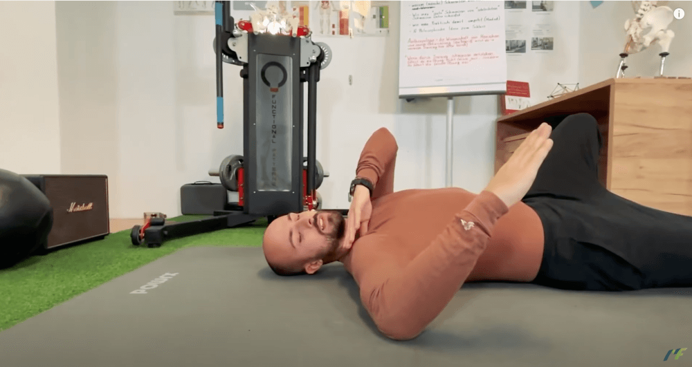 Schulterinnenrotation Bewegungstest